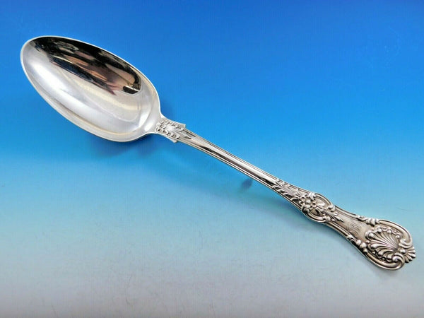 English King by Tiffany and Co Sterling Silver Stuffing Spoon w/ Button 12 1/2"