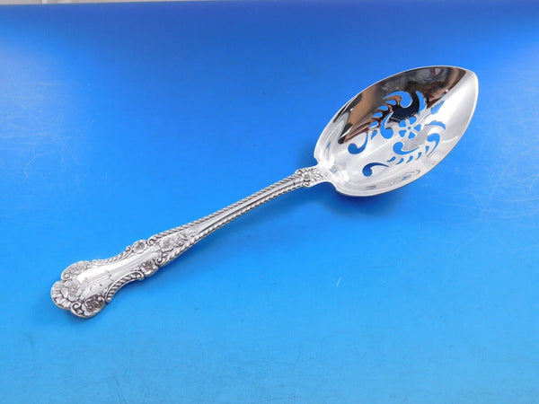 Cambridge by Gorham Sterling Silver Ice Spoon Serving Pierced Flower 8 3/4"