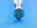 Irian by Wallace Sterling Silver Wax Stamp 3 5/8" Figural Art Nouveau Monogram