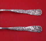 Vine by Tiffany and Co Sterling Salad Set GW Fluted Pointed Grape Motif No Mono