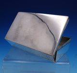 Mappin and Webb English Victorian Sterling Silver Box Double Hinge Lid (#7947)