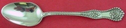 Charles II by Dominick and Haff Sterling Silver Demitasse Spoon Beaded 4 1/4"