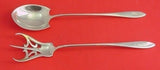 Lafayette by Towle Sterling Silver Lettuce Set 9 3/4" 2pc