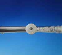 Sterling Silver Curling Iron Hollow Handle with Stainless 6" circa 1920 (#5805)