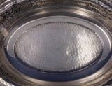 Acid Etched by Whiting Sterling Silver Bowl with Dolphin Feet #1046 (#6444)