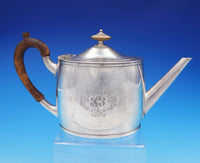 Pointed End by Arthur Stone Sterling Silver Tea Set 6pc Arts and Crafts (#3527)