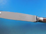 Talisman Sienna Brown by Christofle Silverplate Luncheon Knife 7 7/8" France