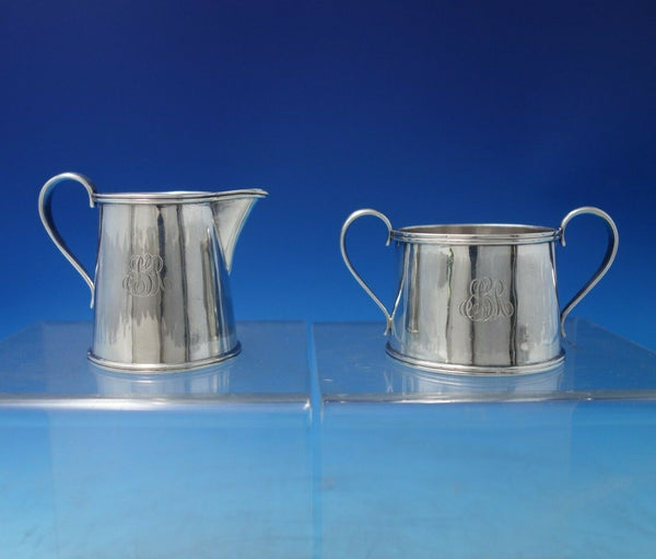 Colonial by Woolley Sterling Silver Sugar and Creamer Set 2pc Handmade (#6080)