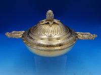 Tane Mexican Sterling Silver Vegetable Serving Dish Vermeil w/ Artichoke (#8443)