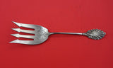 Grecian by Gorham Coin Silver Cold Meat Fork Brite-Cut 4-Tine 8 3/4" Serving