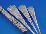 Delhi by Gorham Sterling Silver Flatware Set Service 17 pieces Rare c1880
