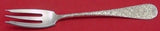 Old English Antique Chased by Dominick and Haff Pie Fork 3-Tine w/Leaves 5 3/4"