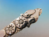 Dahlia by Georg Jensen Sterling Silver Fish Serving Fork Dolphins Pierced 9 1/2"