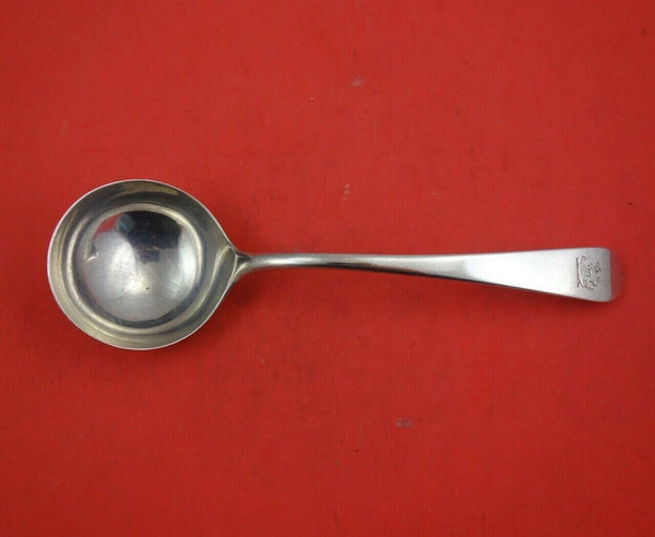 Stuarts English Sterling Silver Gravy Ladle Engraved Lion c. 1603-1714 7 3/8"