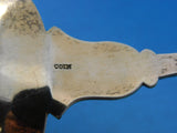 Ram by Schohay and Ludwig Coin Silver Oyster Ladle GW 3-D 11 1/4" Not Scalloped