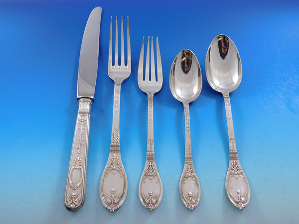 Baron Gerard by Souche-Lapparra French Sterling Silver Flatware Set Service 20pc