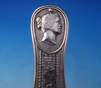 Medallion by Unknown Sterling Silver Pocket Knife w/Nut Pick Fruit Knife (#7237)