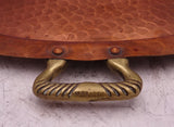 Joseph Heinrichs Mixed Metals Wood Chafing Dish w/ 3-D Rabbits Undertray (#8817)