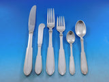 Arvesolv #1 by Hans Hansen Sterling Silver Flatware Set Danish 82 pcs Modern