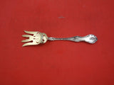 Les Cinq Fleurs by Reed & Barton Sterling Beef Fork GW Pierced Flowers 6 7/8"