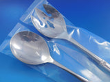 Brocade by International Sterling Silver Salad Serving Set Pierced Custom 2-pc