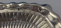 Whiting Sterling Silver Bowl with Applied Frog, Snail, Branch & Lily Pads #0037