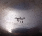 Repousse by Kirk Sterling Silver Fruit Bowl #179 2 1/2" x 11 1/4" (#7307)