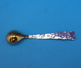 Lap Over Edge Hammered by Tiffany and Co Sterling Salt Dip and Spoon Set (#8978)