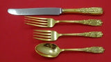 Milburn Rose Vermeil by Westmorland Sterling Regular Size Place Setting(s) 4pc