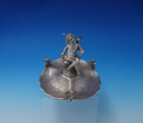 Portuguese Sterling Silver Cherub Stand w/Cherub Finial and Feet Figural (#4979)