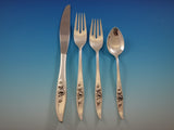 Belle Rose by Oneida Sterling Silver Flatware Set for 6 Service 31 Pieces