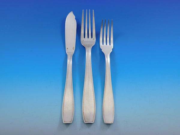 Atlas by Christofle France Silverplate Flatware Set Service Fish Set and Forks
