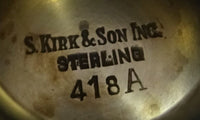 Repousse by Kirk Sterling Silver Compote #418A 3 1/4" X 7" Diameter (#1227)