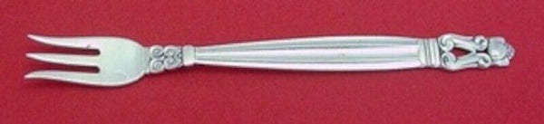 Acorn by Georg Jensen Sterling Silver Cocktail Fork / Oyster w/GI/GJ Mark 5 3/4"