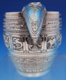 Zodiac English Sterling Silver Coffee Set 4pc includes Kettle on stand (#7881)