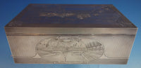 Asprey Sterling Silver Humidor Box Finely Engraved (#1569) Exceptional!