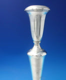 Shreve Sterling Silver Candlestick Pair Colonial Style 8 3/4" (#6149)