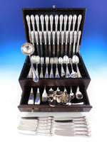 German Sterling Silver Flatware Service Set for 12 Dinner 170 pieces