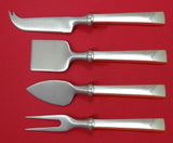 Continental by International Sterling Silver Cheese Set 4-pc HH WS knife 8"