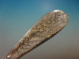 Lap Over Edge Acid Etched by Tiffany Sterling Silver Dinner Fork Sweet Viburnum