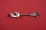 Floral Series by Watson Sterling Silver Tea Fork w/ daisy 6 3/8"