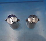 Mexican Sterling Silver Salt and Pepper Shaker Set 2pc Pierced #TO-39 (#6858-2)
