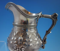 Duhme & Co. Sterling Silver Sugar and Creamer Set 2pc Repoussed Chased (#1916)