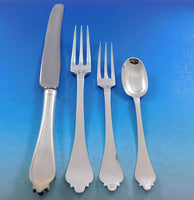 Trifid by Crichton English Sterling Silver Flatware Set Dinner 152 pieces