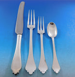 Trifid by Crichton English Sterling Silver Flatware Set Dinner 152 pieces