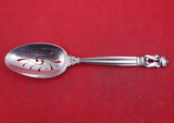 Acorn by Georg Jensen Sterling Silver Olive Spoon Pierced w/ GI Mark Original 6"