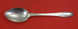 Beaded by Georg Jensen Sterling Silver Dessert Spoon 3 castles 1926  7 1/4"