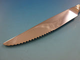 Grande Baroque Wallace Sterling Silver Steak Knife Set 4pc Custom 9 1/4" Serrate