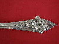 Narcissus by Towle Sterling Silver Salad Serving Set 2pc w/ Flowers Leaf Handles