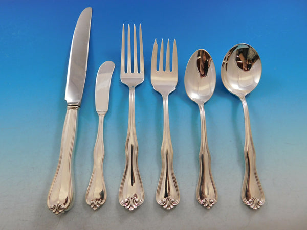 Puritan by Frank Whiting Sterling Silver Flatware Set for 12 Service 74 pieces